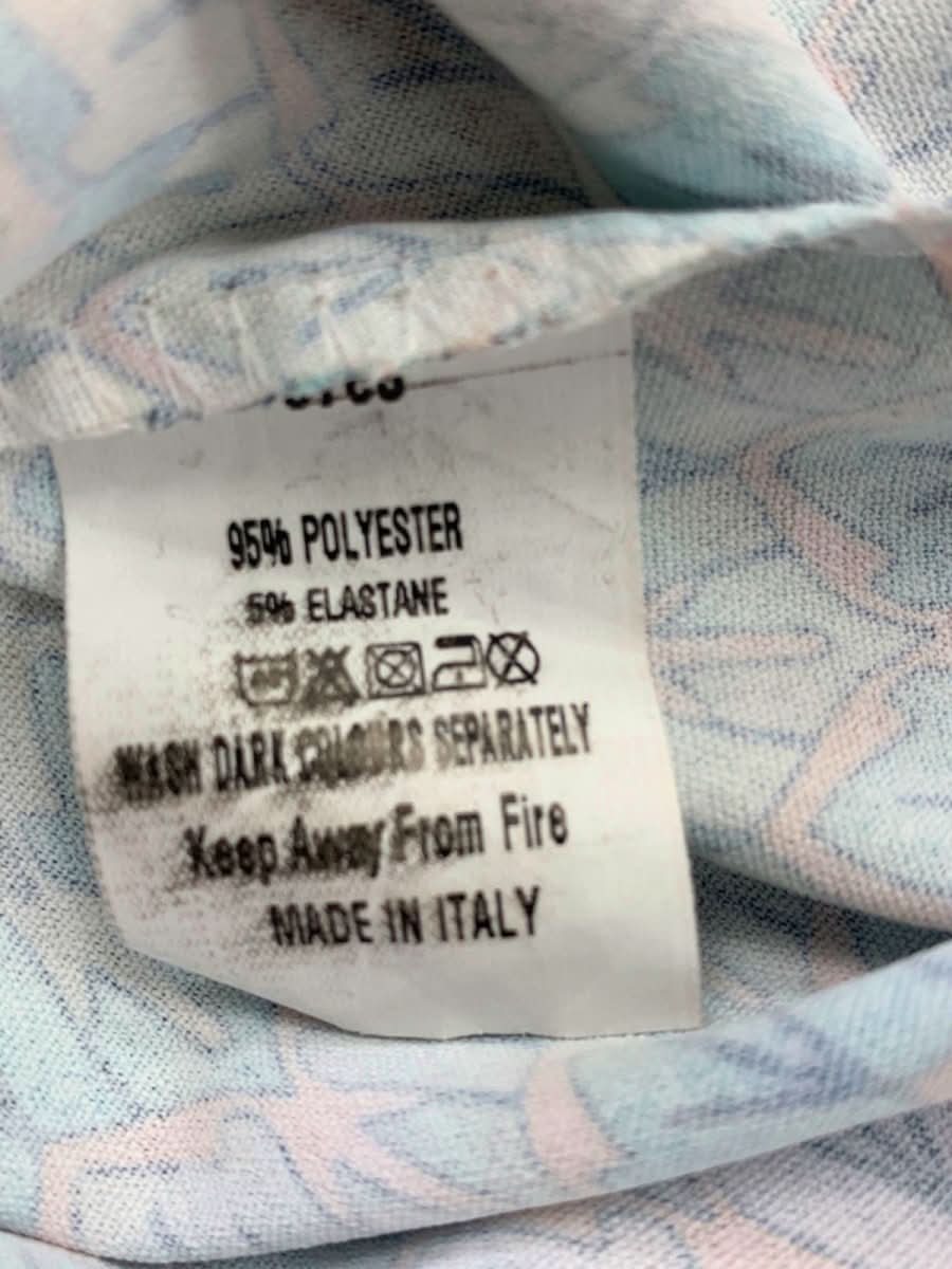 Multicolour Patterned Short Sleeve Wrapped Top and Ruffled Skirt Set Uk S - Reliked