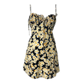 Réalisation Black Silk Daisy Pring Mini Dress UK S