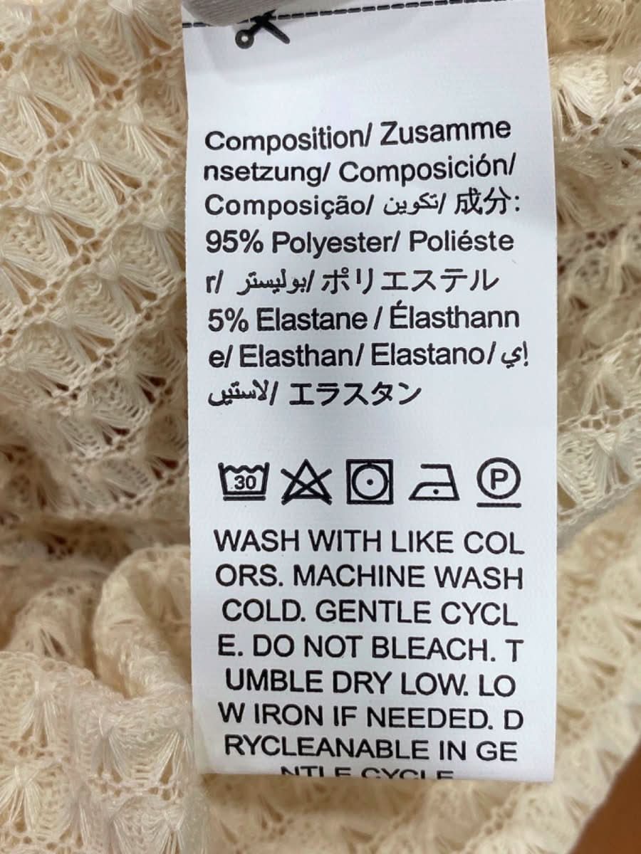 Musera Cream Long Sleeve Knit Dress UK S - Reliked