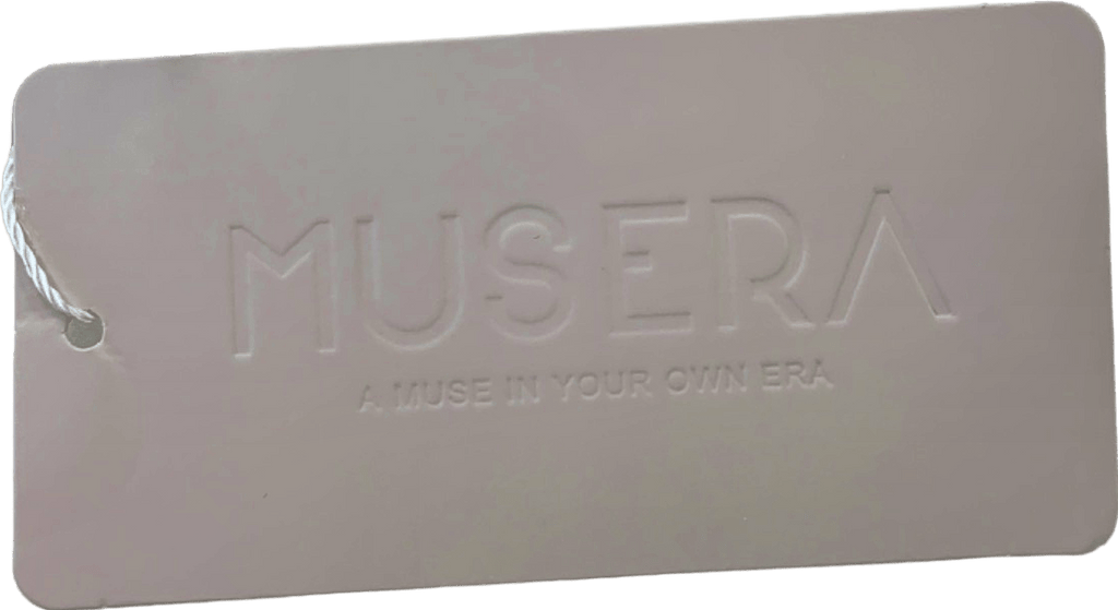 Musera White Smocked Crop Top UK M - Reliked