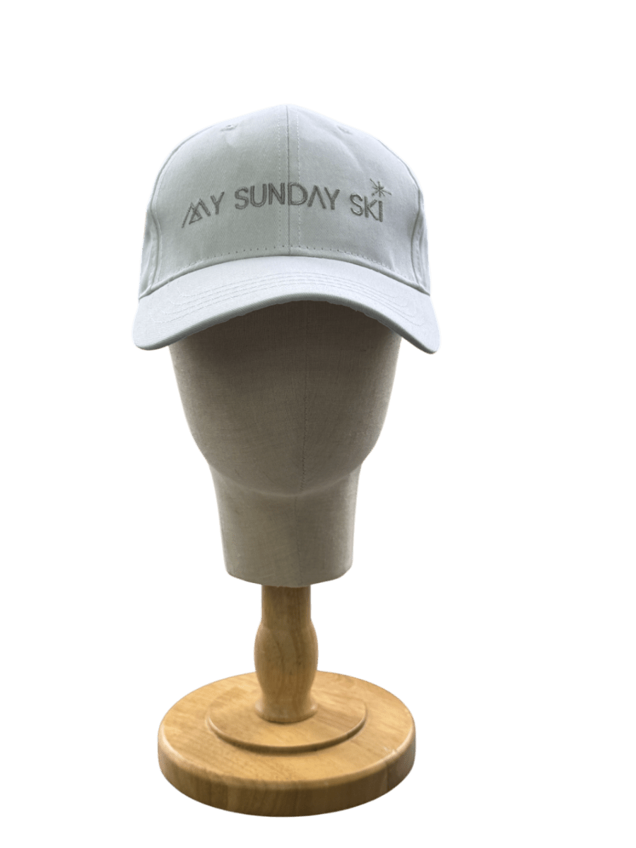 my Sunday Ski Logo Cap - White One Size - Reliked