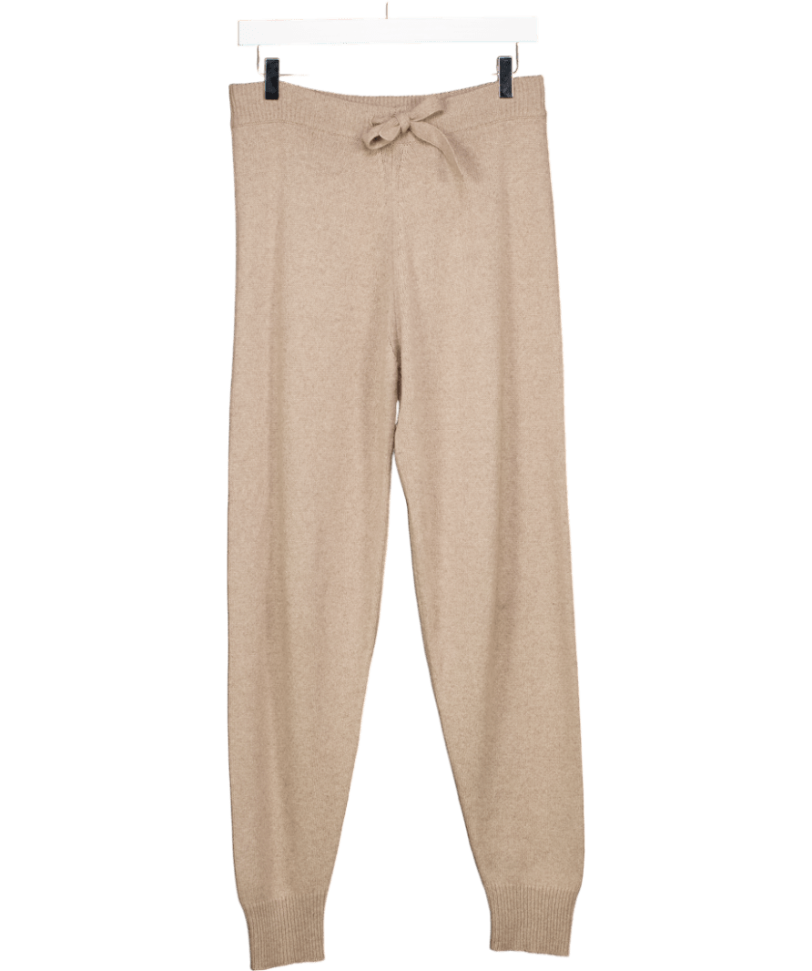MyCashmere Beige Cashmere Joggers UK S - Reliked