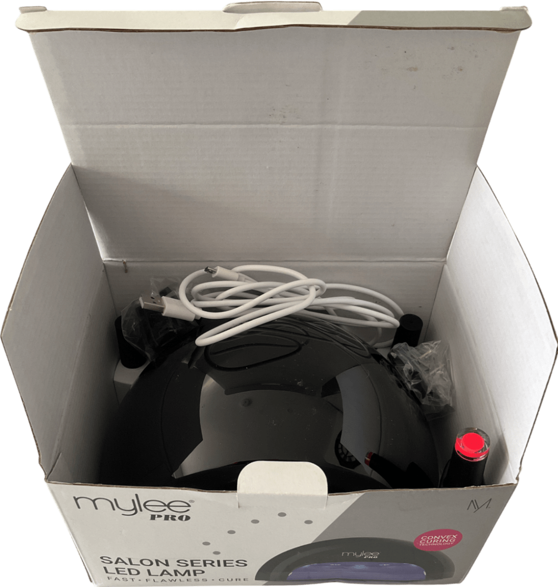 Mylee Led Lamp, Base Coat, Top Coat,one Colour Piping Hot Shade One size - Reliked