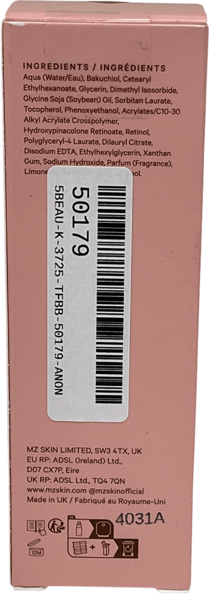 MZ Skin Advanced 3% Retinol Complex Serum 30ml - Reliked