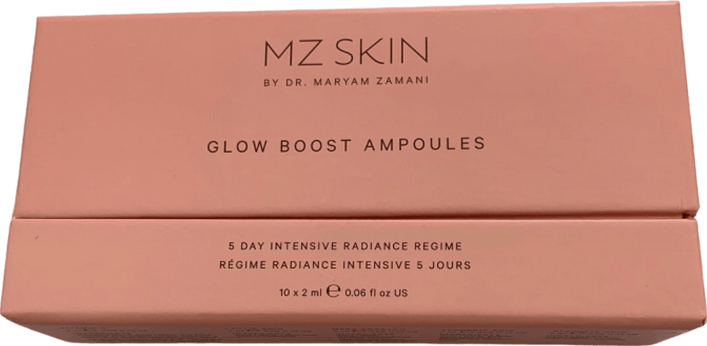 MZ Skin Glow Boost Ampoules 5 Day Intensive Radiance Regime 10x2ml - Reliked