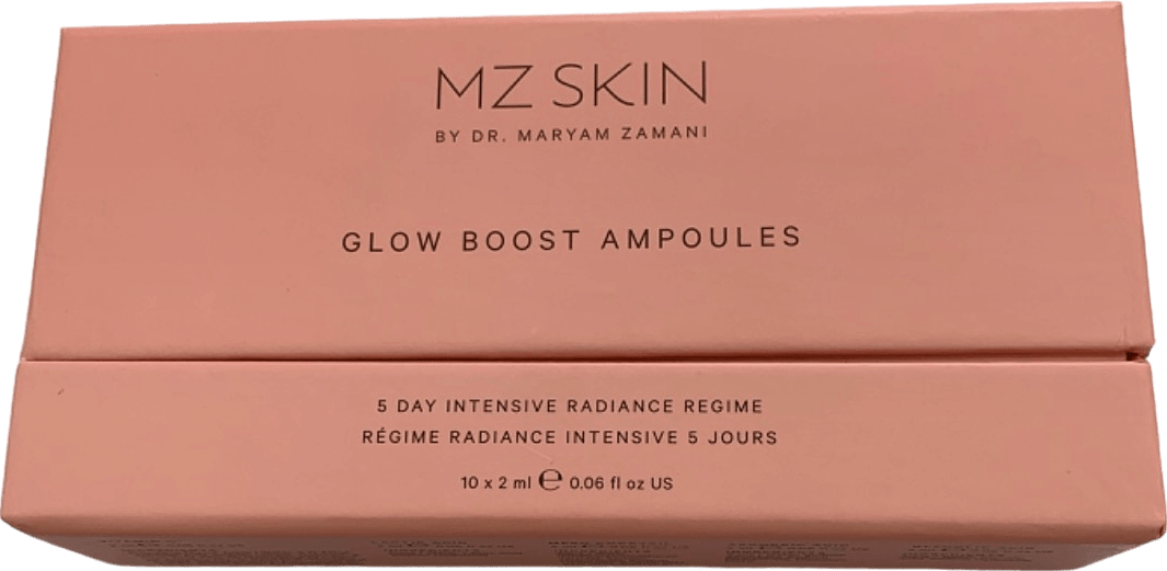 MZ Skin Glow Boost Ampoules 5 Day Intensive Radiance Regime 10x2ml - Reliked
