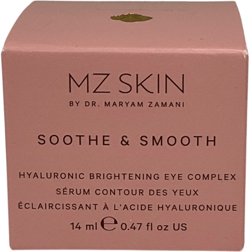 MZ Skin Soothe And Smooth - Hyaluronic Brightening Eye Complex 14ml - Reliked