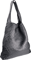 NA - KD Black Large Soft Woven Tote Bag - Reliked