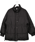 NA - KD Black Oversized Puffer Coat UK 8 - Reliked