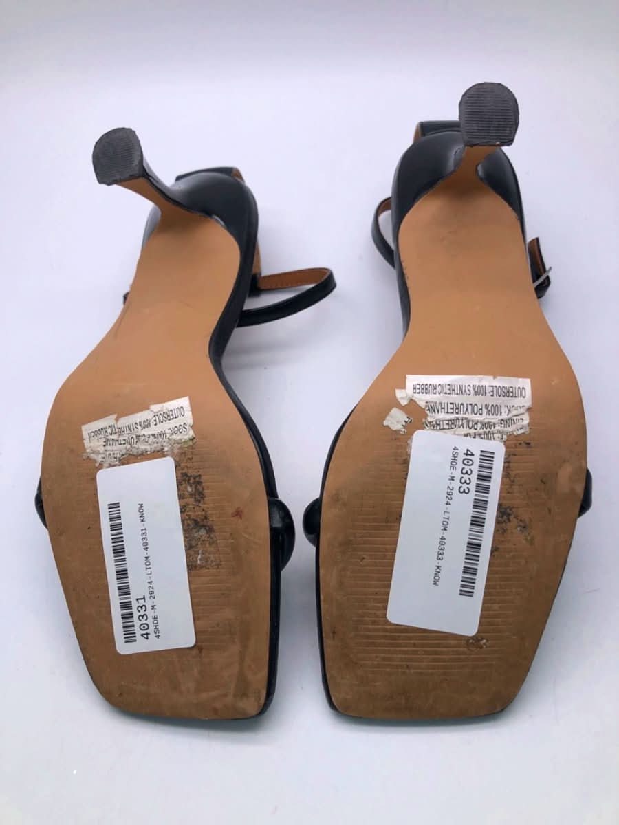 NA - KD Black Strappy Heeled Sandals EU 39 - Reliked