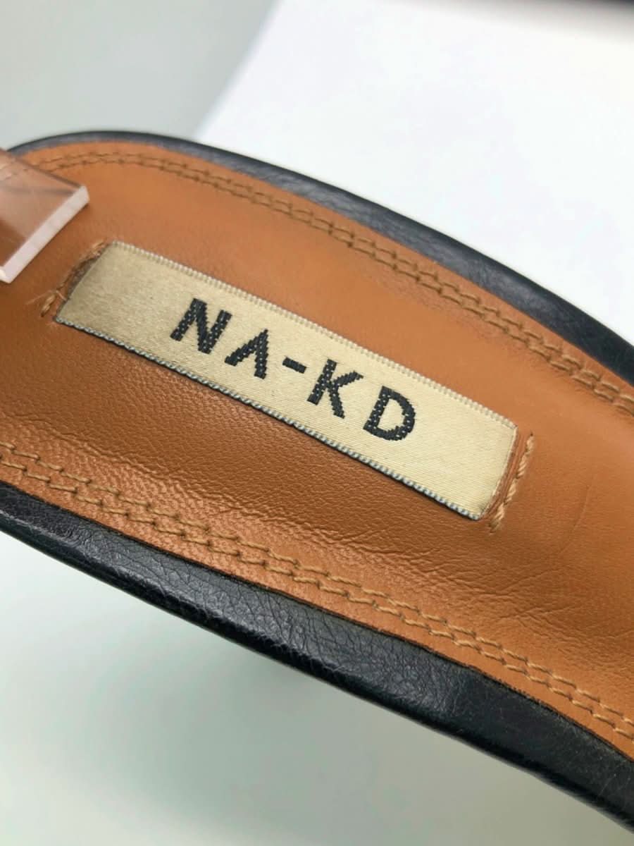 NA - KD Black Strappy Heeled Sandals EU 39 - Reliked