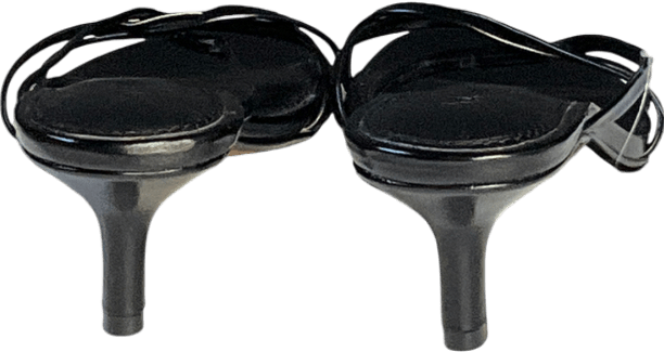 NA KD Black Strappy Kitten Heels UK 5 EU 38 👠 - Reliked