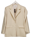 NA - KD Cream Erica Kvam cream Oversized Blazer UK 10 - Reliked