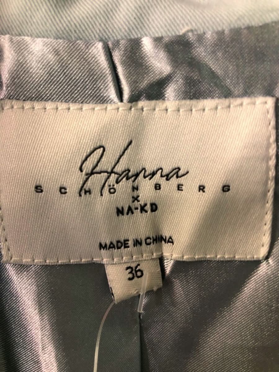 NA - KD Light Blue Hanna Schönberg Cropped Blazer EU 36 UK 8 - Reliked