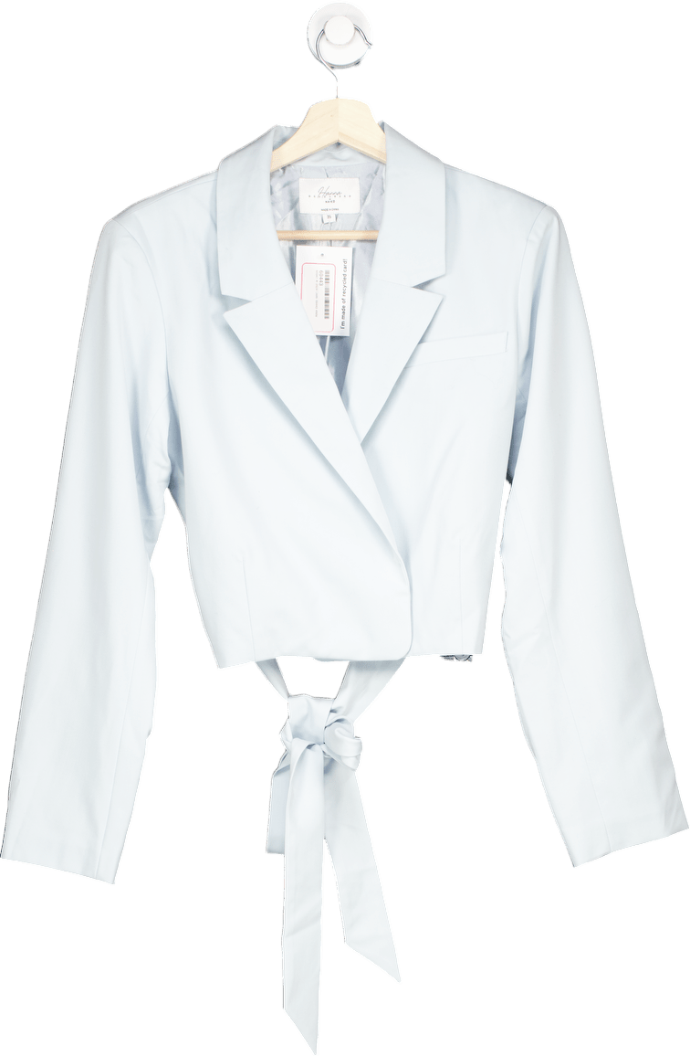 NA - KD Light Blue Hanna Schönberg Cropped Blazer EU 36 UK 8 - Reliked