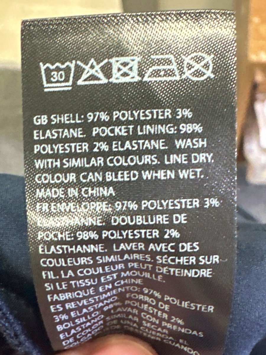 NA - KD Navy Mid Waist Tailored Suit Pants UK 6 - Reliked