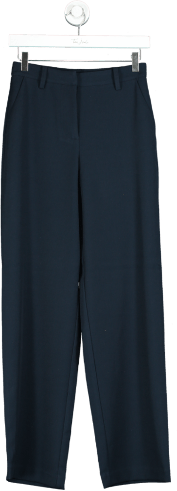 NA - KD Navy Mid Waist Tailored Suit Pants UK 6 - Reliked