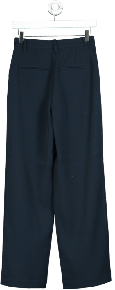 NA - KD Navy Mid Waist Tailored Suit Pants UK 6 - Reliked