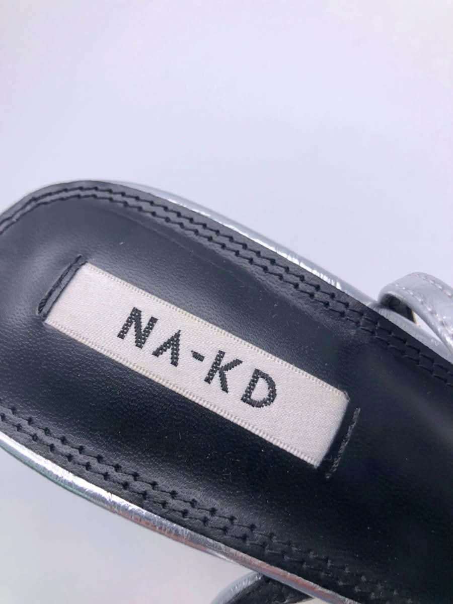 NA - KD Silver Strappy Heeled Sandals UK 7 - Reliked