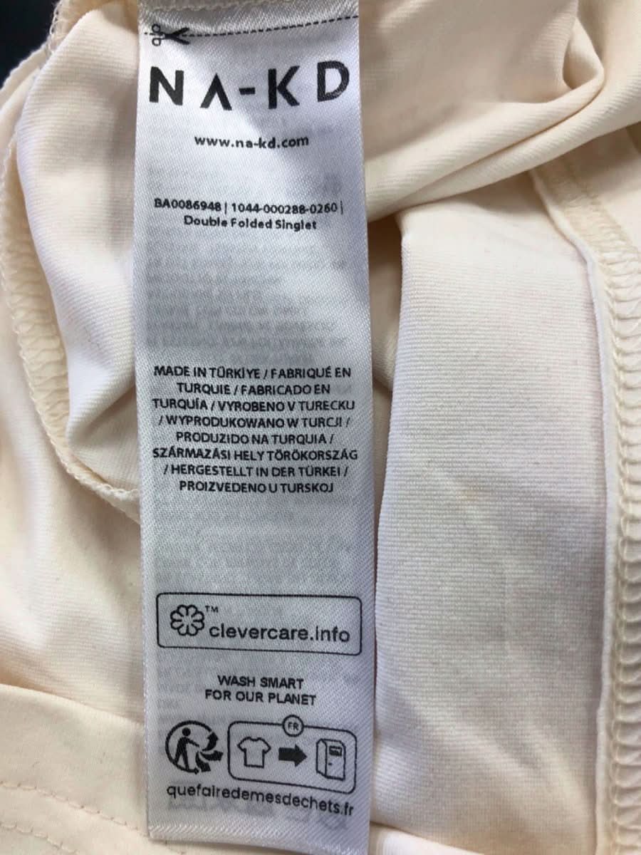 NA - KD White Double Folded Singlet S - Reliked