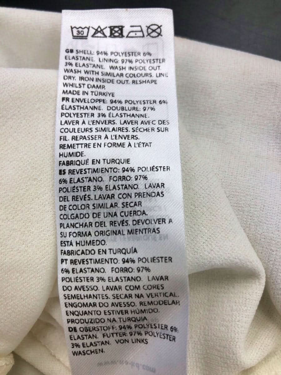 Na - Kd White Draped Mesh Tube Top UK XS - Reliked