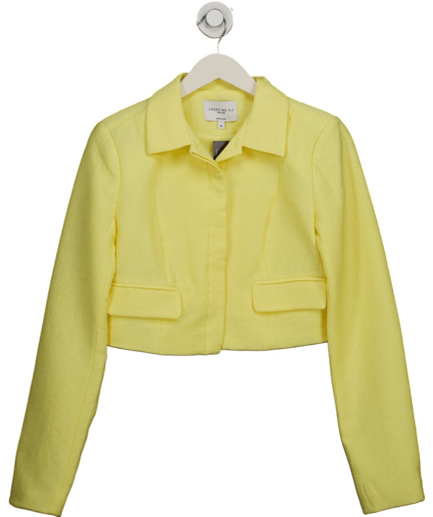 NA - KD X Josefine Hj Lemon Yellow Cropped Blazer UK 6 - Reliked