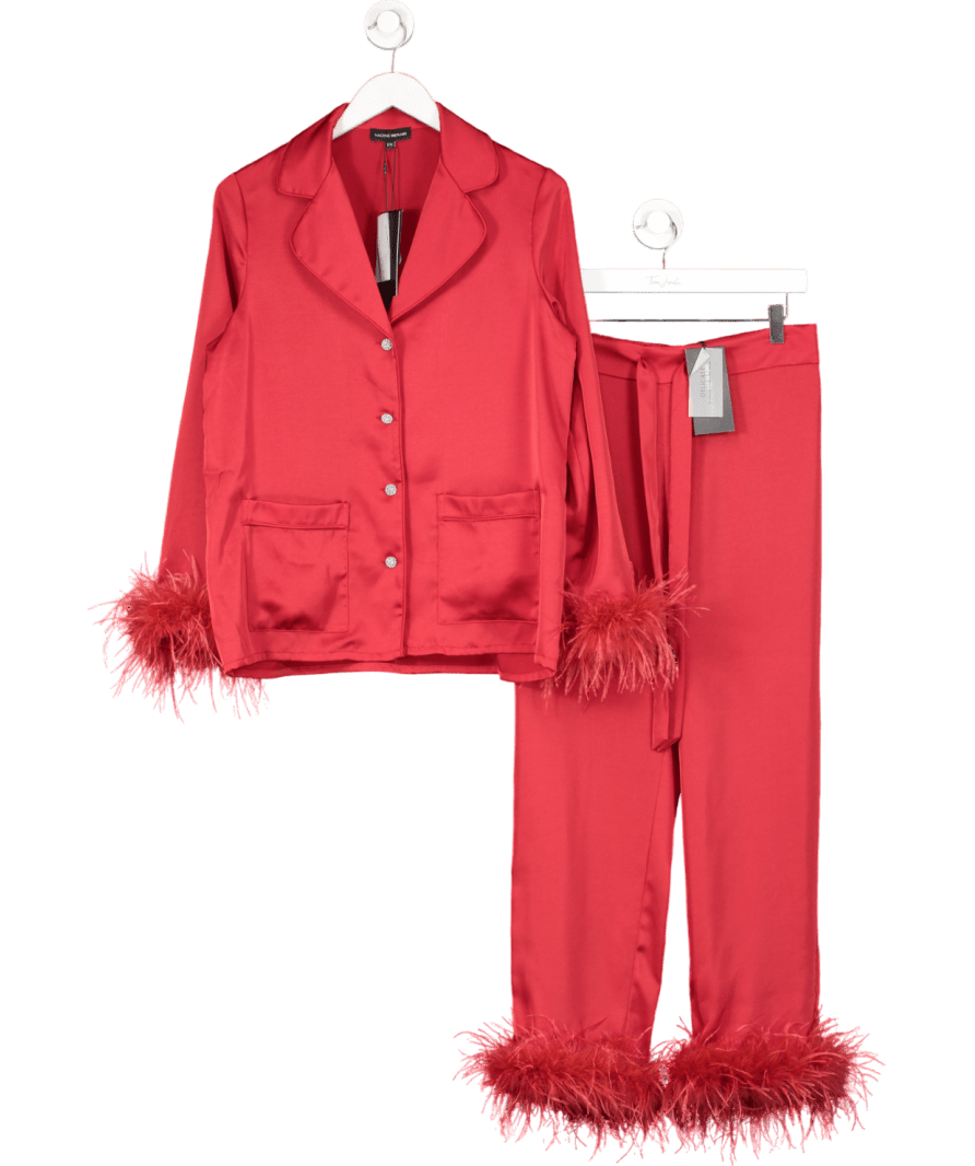 Nadine Merabi Darcie Red Pyjamas UK S/M - Reliked