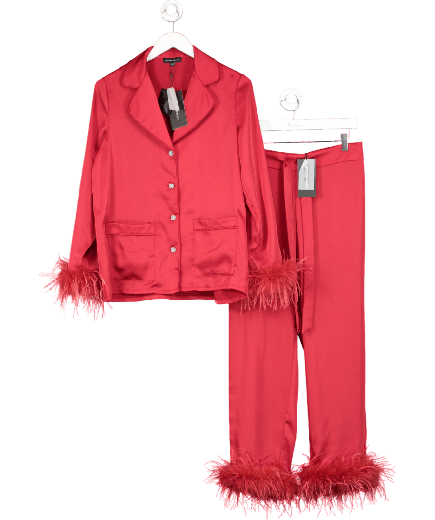 Nadine Merabi Darcie Red Pyjamas UK S/M - Reliked