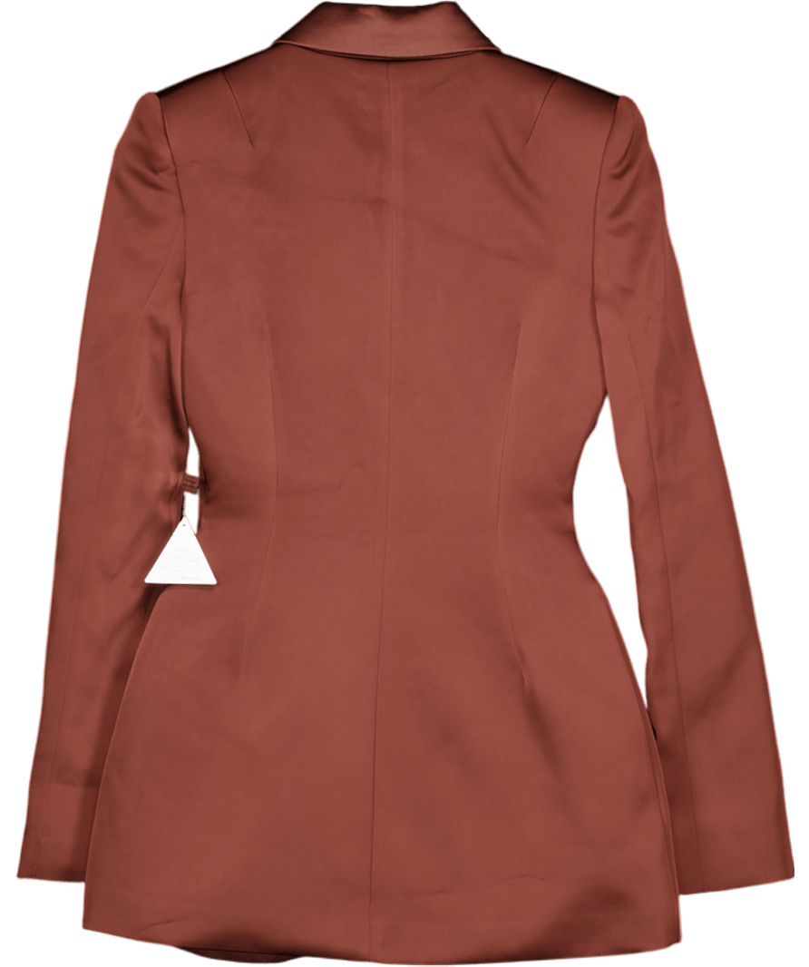 Nadine Merabi Monica Chocolate Brown Blazer Dress UK XS - Reliked