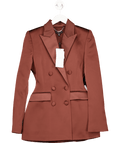 Nadine Merabi Monica Chocolate Brown Blazer Dress UK XS - Reliked