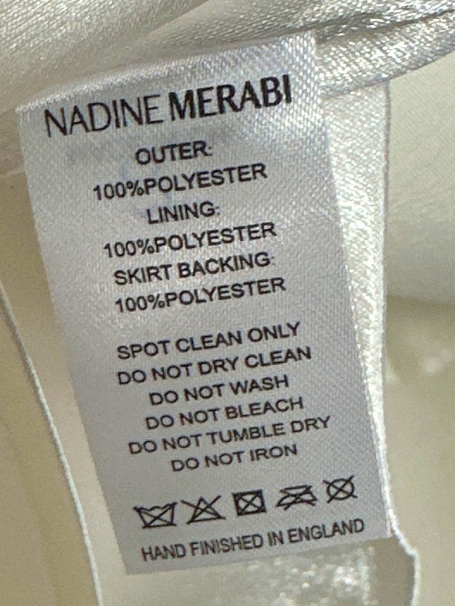 Nadine Merabi White Textured Strapless Mini Dress UK 6 / XS - Reliked