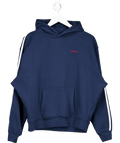 Naked apparel Blue Retro Hooded Sweat UK S - Reliked
