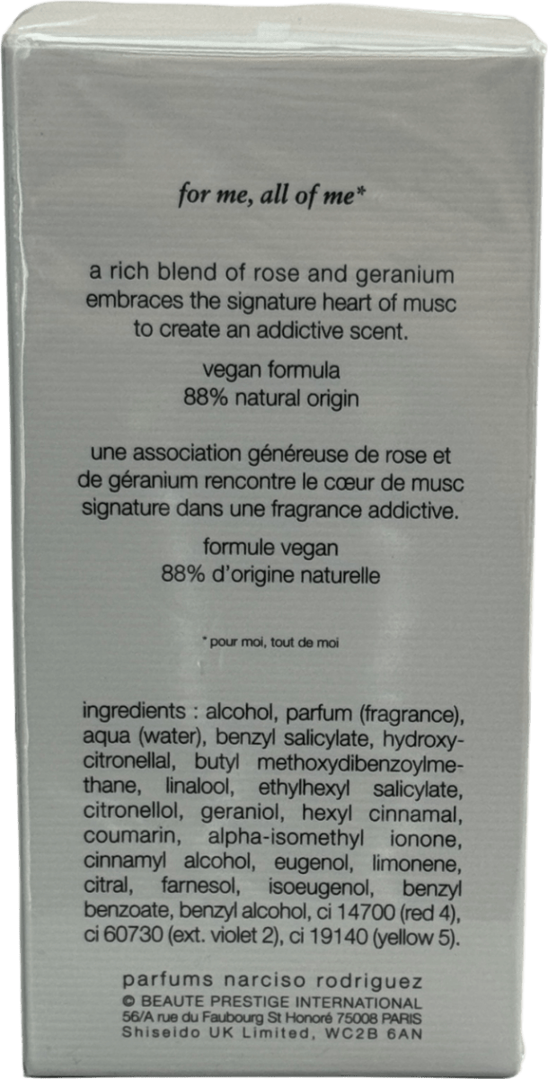 Narciso Rodriguez All Of Me Eau De Parfum 90ml - Reliked