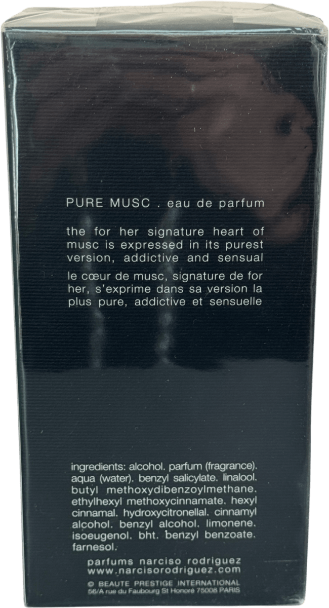 Narciso Rodriguez For Her Pure Musc Eau De Parfum 100ml - Reliked