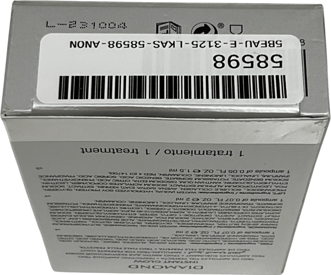 naturabisse Diamond Instant Glow Ampoule Trio Express Mini - lift 1 treatment - Reliked