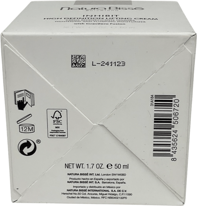 naturabisse Inhibit High Definition Lifting Cream 50ml - Reliked