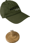 Nautica Green Breen Logo Hat / Baseball Cap One Size - Reliked