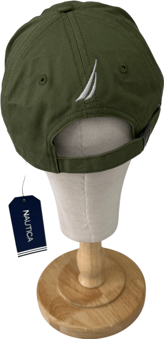 Nautica Green Breen Logo Hat / Baseball Cap One Size - Reliked