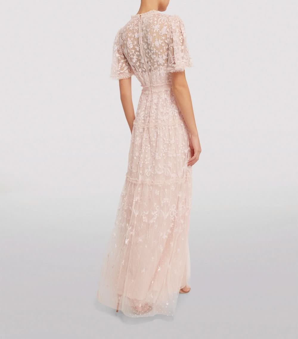 Needle & Thread Petal Pink Emiliana Gown UK 14 - Reliked