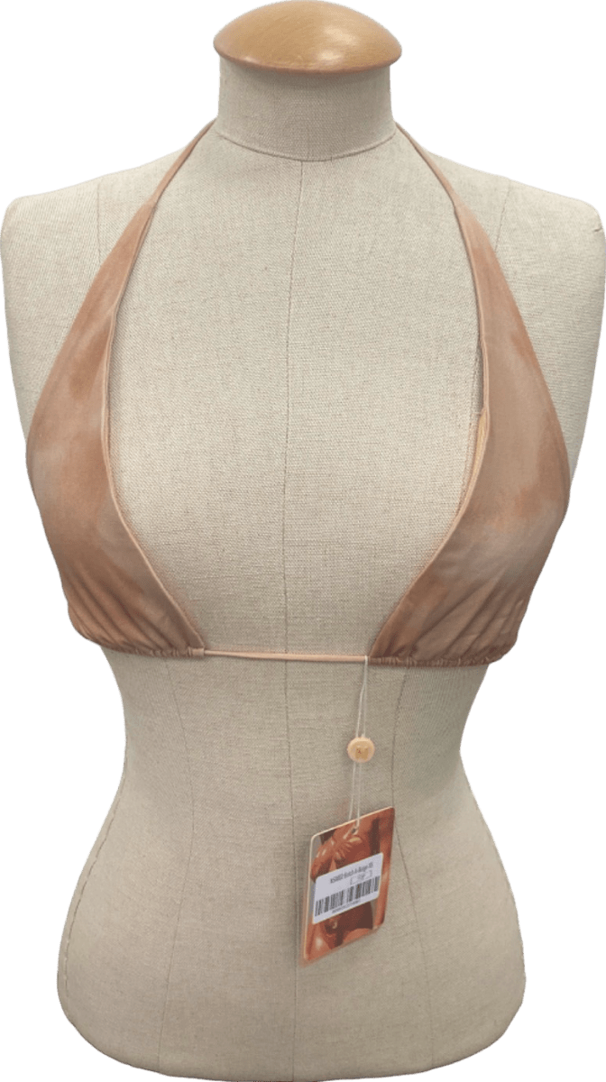 Neena Beige Swim Top XS - Reliked
