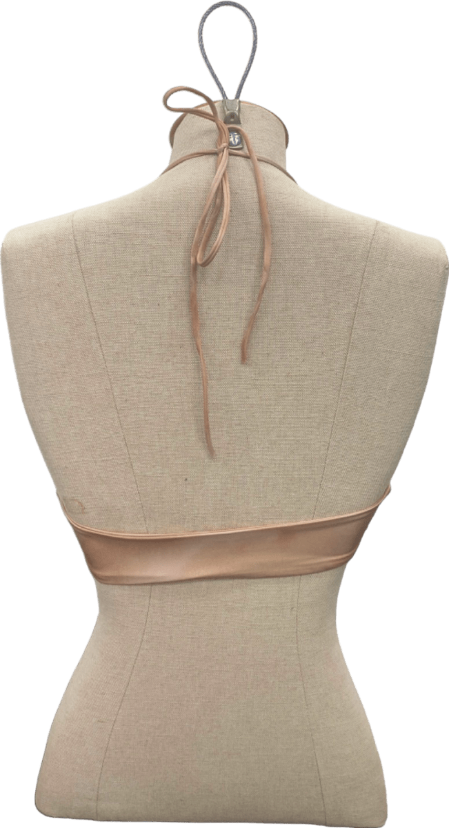 Neena Beige Swim Top XS - Reliked