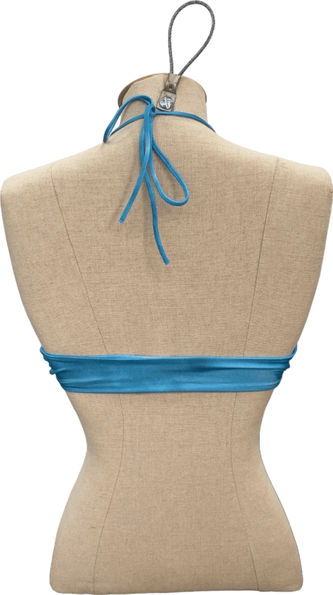 Neena Blue Swim Bikini Top XS - Reliked