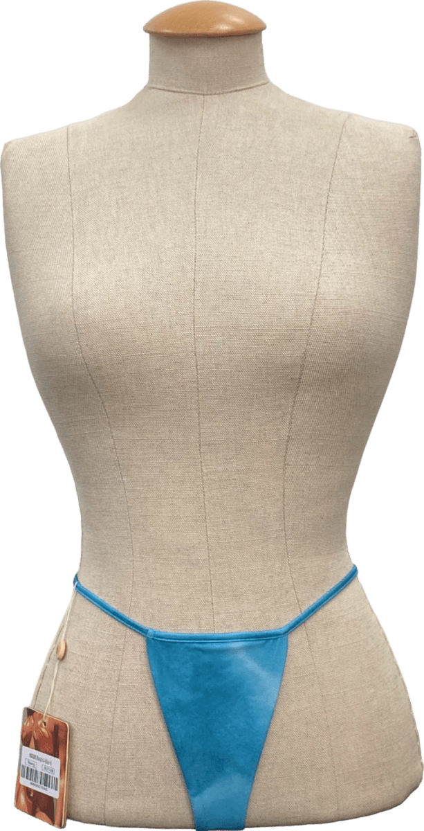 Neena Swim Blue Thong UK S - Reliked