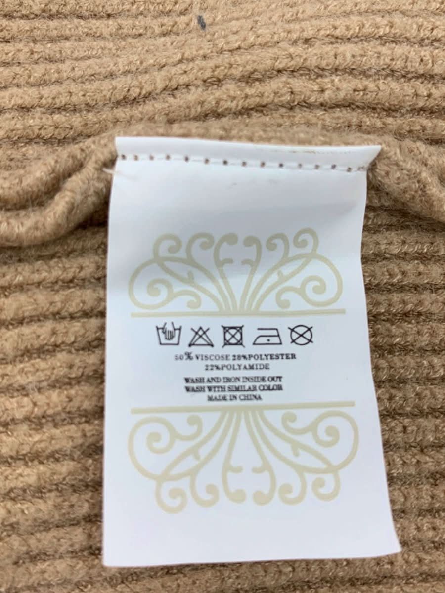 Never Fully Dressed Camel Cold Shoulder Knit Dress UK 8 - Reliked