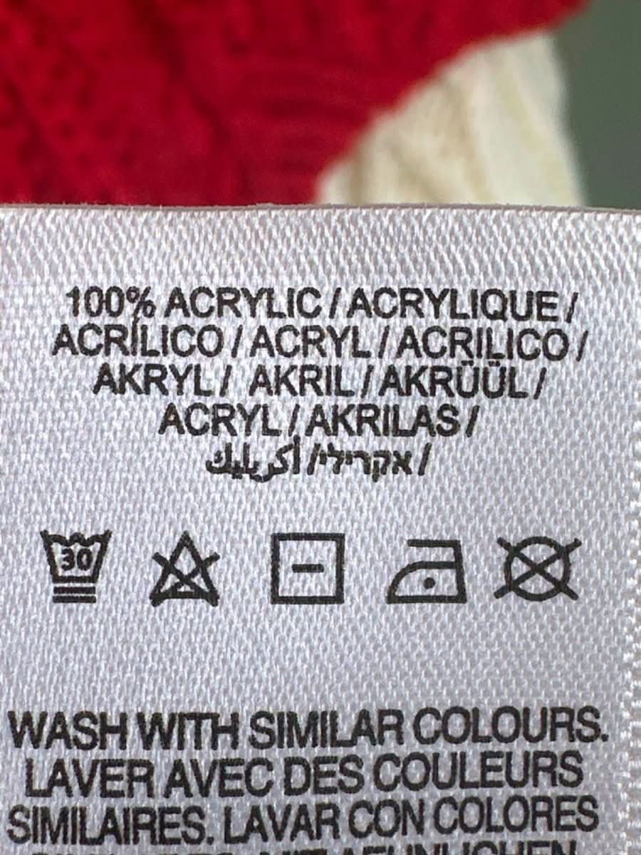 Never Fully Dressed Cream/ Pink Ruffle Cable Jumper UK XL - Reliked