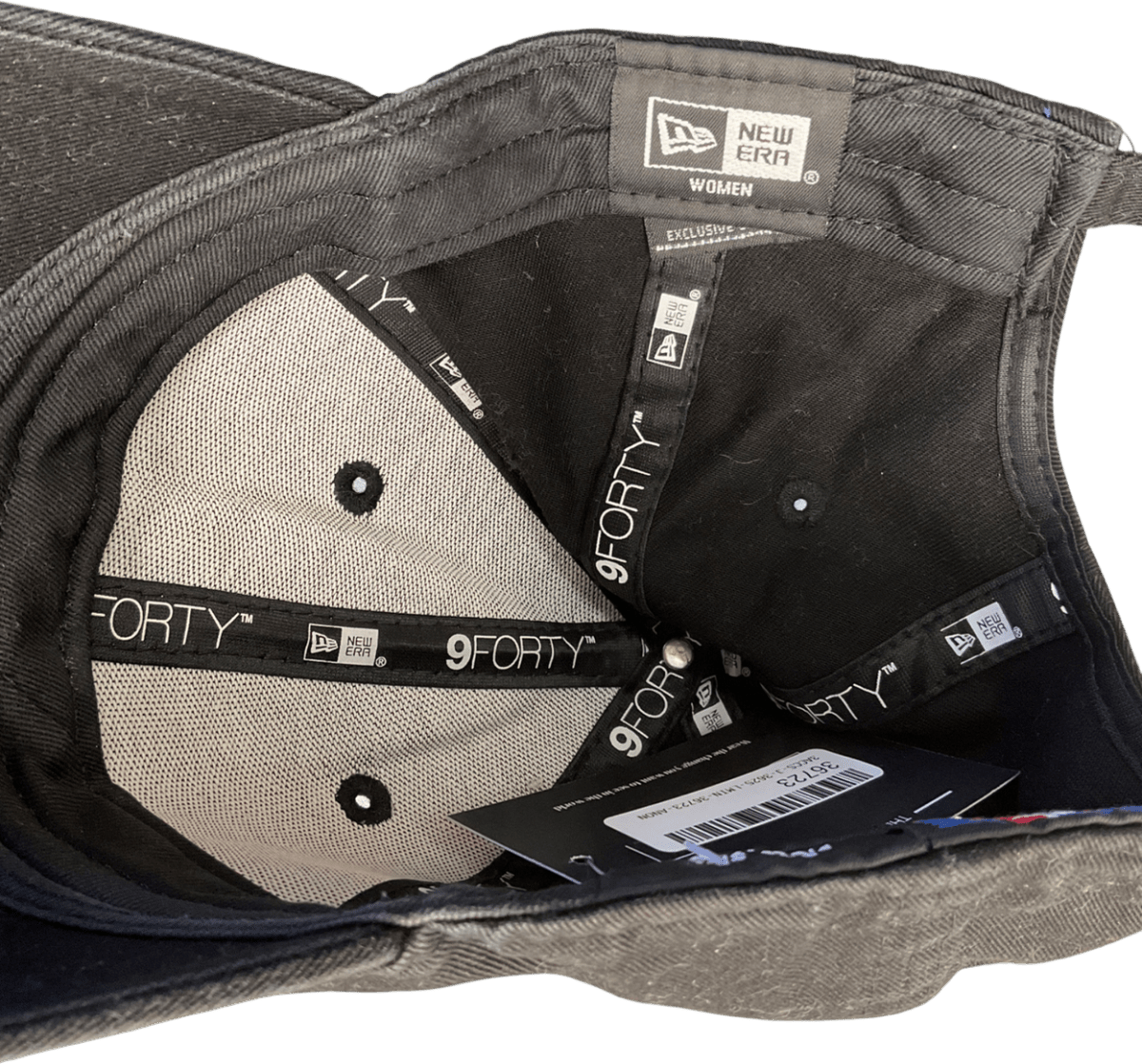 New Era Black 9forty Adjustable Cap One Size - Reliked