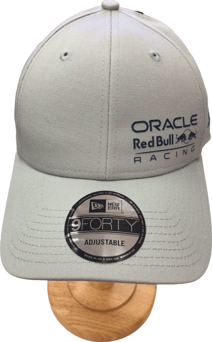 New Era Cap Grey Oracle Red Bull Racing 9FORTY Adjustable Hat One Size - Reliked