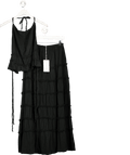 New Fantasy Black Textured Backless Two Piece UK M - Reliked