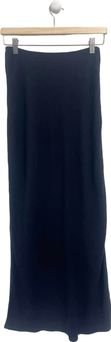 New Look Black Midi Skirt UK 8 - Reliked