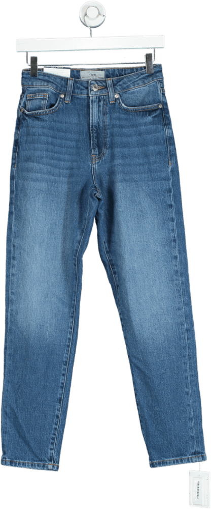 New Look Blue Beverley Mom Jean UK 6 - Reliked